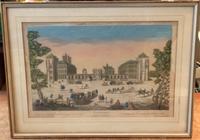 Chateau de Vincennes: Farblithographie / 1750, handkoloriert Mitte - Tiergarten Vorschau