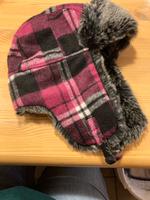 Mütze Wintermütze warm Gr. 54 rot schwarz weiß Karo Fell Kr. Altötting - Unterneukirchen Vorschau