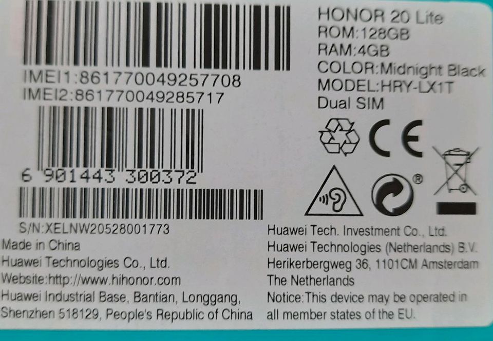 HANDY HUAWEI HONOR 20 LITE GEBRAUCHT in Braunschweig