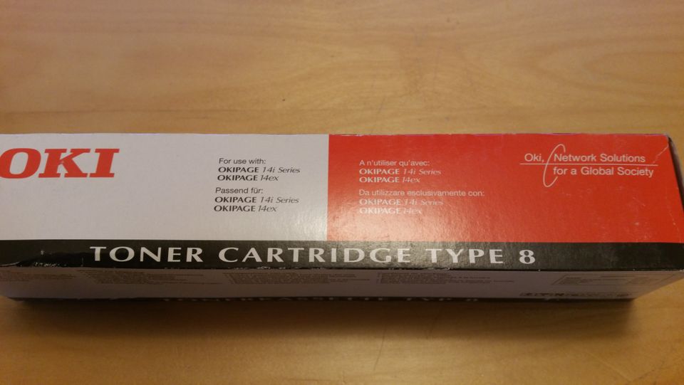 OKI Toner Cartridge Type 8 schwarz OKIPAGE 14ex 14i in Salzweg