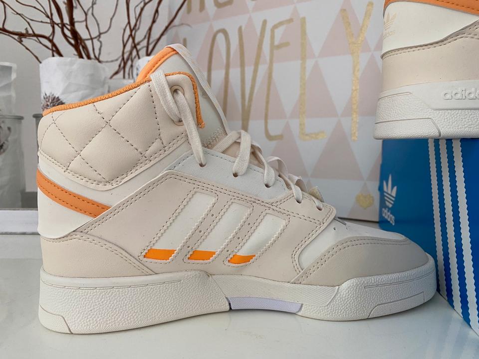 Adidas Sneaker Turnschuhe Drop Step XL creme orange Gr.40 NEU