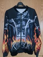 Herren leichte Biker Jacke  Skull  Gr.M Niedersachsen - Neustadt am Rübenberge Vorschau