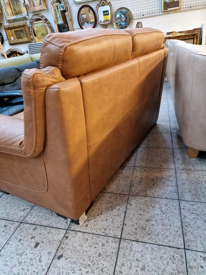 Ledercouch Braun 2 Sitzer in Bonn