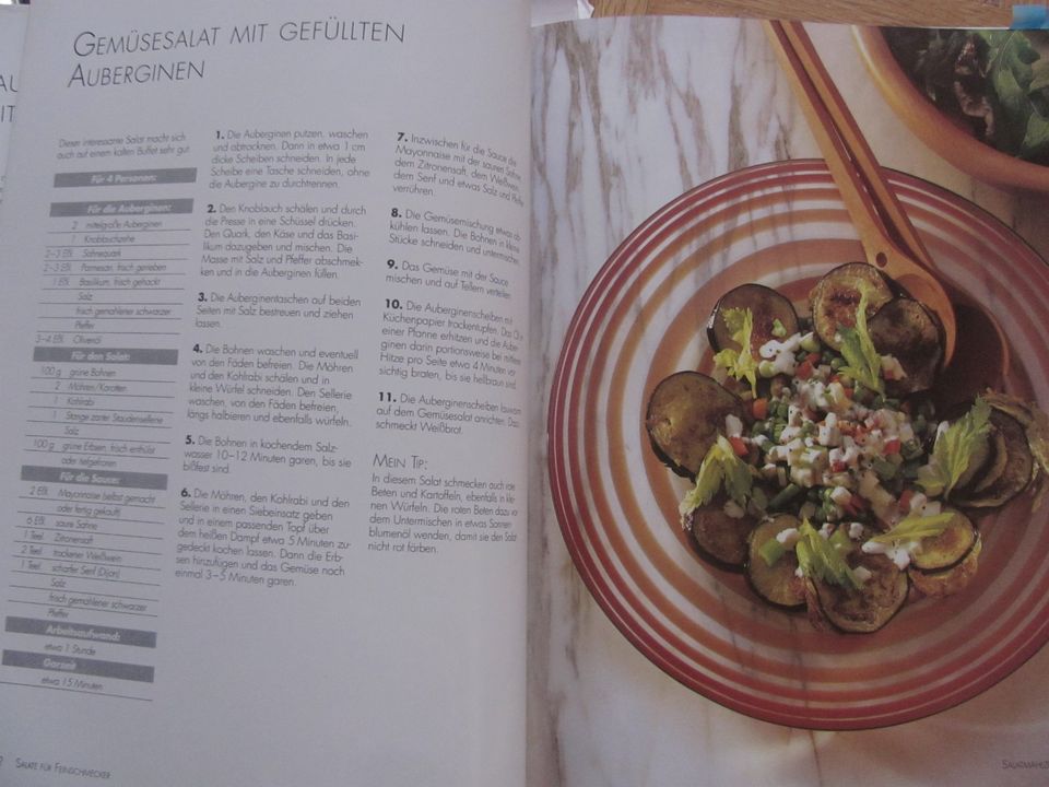 Kochbuch "Salate für Feinschmecker - Marianne Kaltenbach" in Vogtareuth