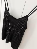 Sommer Party Top Hängerchen von Zara black 36/S Düsseldorf - Gerresheim Vorschau