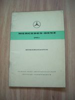 Mercedes-Benz 180 C Betriebsanleitung Ausg. A Oldtimer Literatur Niedersachsen - Uelzen Vorschau