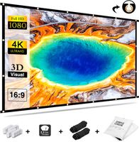 GKG 16:9 Full HD Projektionsleinwand Beamerleinwand Polyester Nordrhein-Westfalen - Nettetal Vorschau