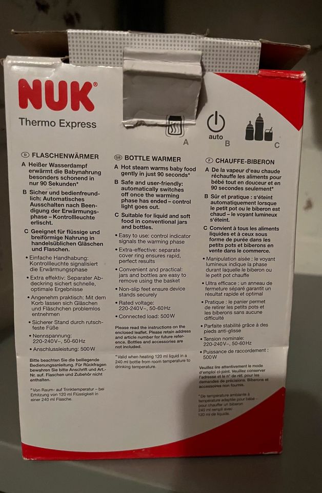 Nuk Thermo Express in Hamburg