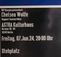 !!! Reserviert !!! Chelsea Wolfe Ticket Berlin Pankow - Prenzlauer Berg Vorschau