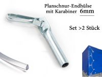 Seilendverschluß  Stahl-verzinkt  Planschnur PVC 6mm> Set 2 St.✔️ Nordrhein-Westfalen - Burbach Vorschau