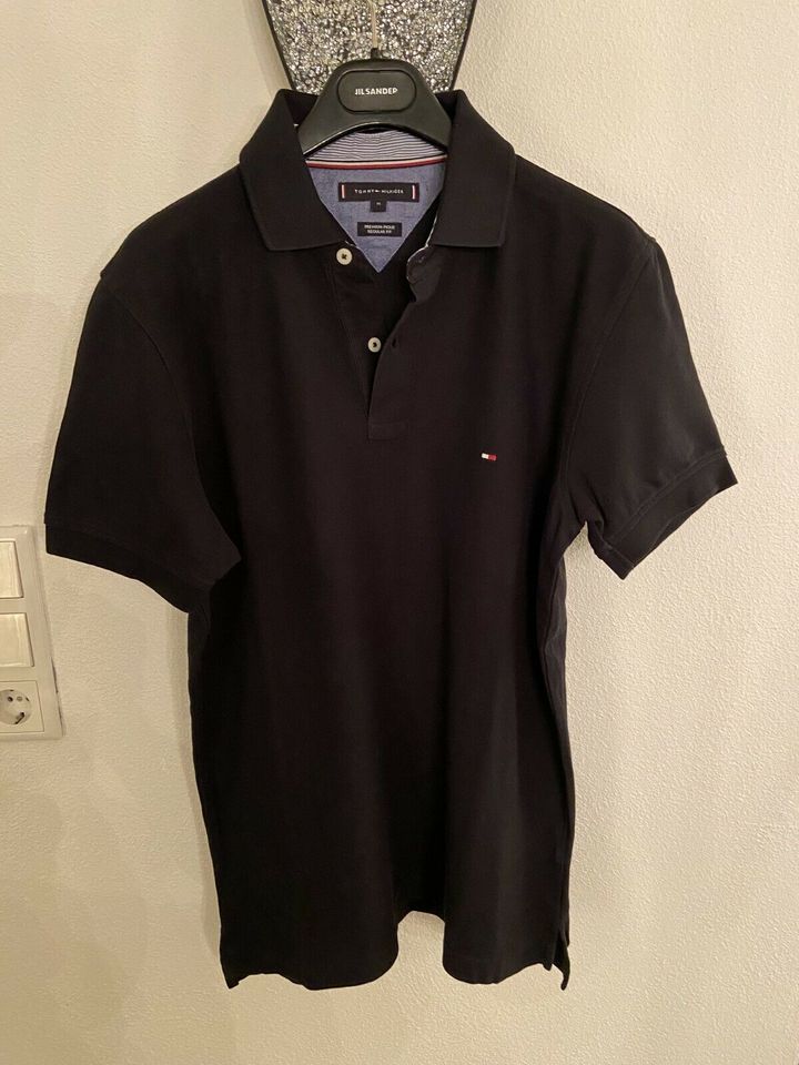 TOMMY HILFIGER Premium Pique Regular Fit Polo Shirt Hemd Sport M in Altenbeken