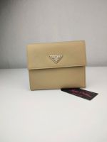 Prada Triangel Logo Geldbörse Beige Nylon Portemonnaie Niedersachsen - Bad Rothenfelde Vorschau