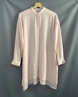 COS pink grandad collar long shirt tunic langes Hemd Bluse Mecklenburg-Vorpommern - Löcknitz Vorschau