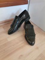 Zara Lackschuhe Flache Schuhe Lack schwarz Damen 36 Hessen - Ebsdorfergrund Vorschau