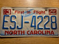 USA Nummernschild North Carolina, Kennzeichen Hessen - Runkel Vorschau