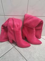 NEU Overknees Stiefel 37 Pink Fuchsia Magenta Düsseldorf - Benrath Vorschau