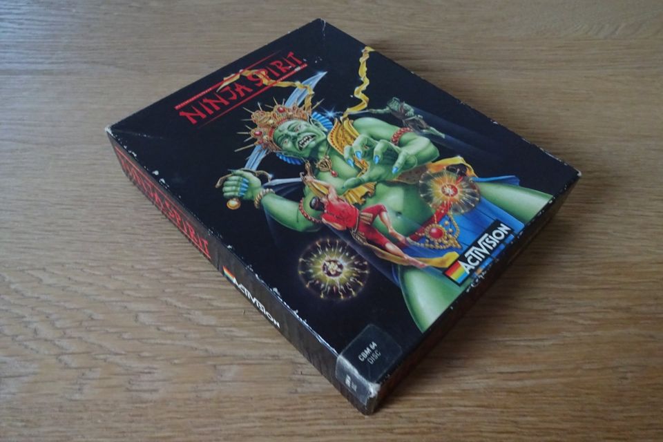 C64-Spiel "Ninja Spirit", Disk 1988 IREM/Activision, Commodore 64 in Wesel