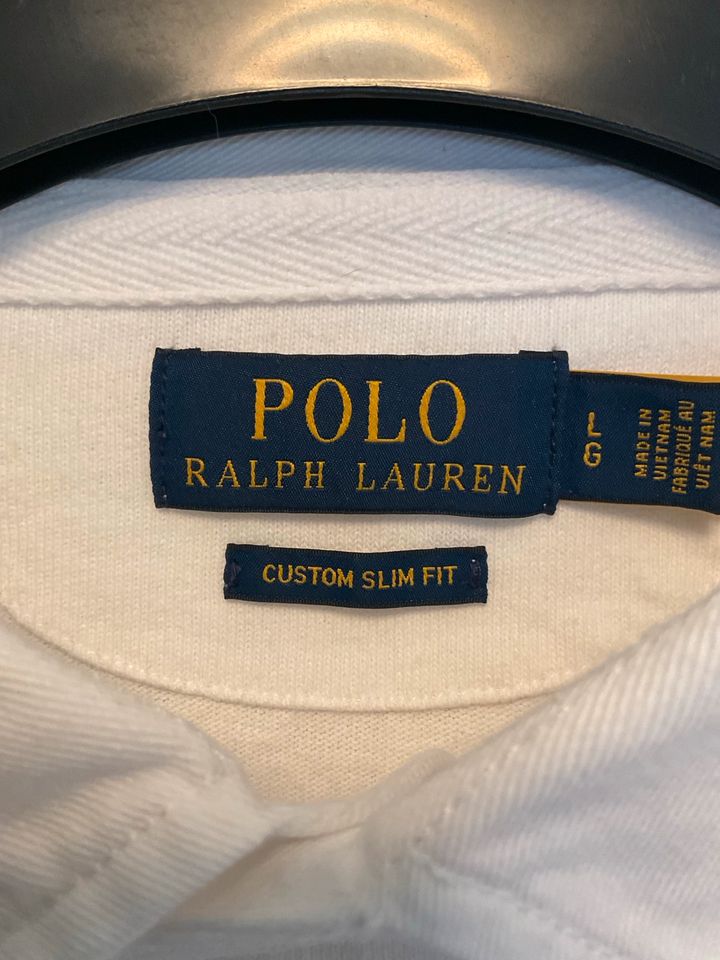 Original Polo Ralph Lauren Longsleeve/Langarmshirt Gr. XL Weiß in Schenefeld