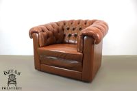 Englischer Vintage Chesterfield Clubsessel Braun Leder 80er Jahre Friedrichshain-Kreuzberg - Kreuzberg Vorschau