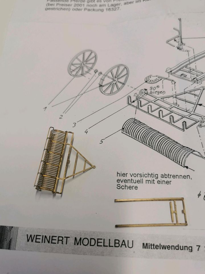 Weinert Modellbau Heurechen 4437 in Leegebruch