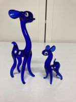 blaue Rehe, Glasfiguren Glas Figuren Skulpturen Dekoration Kunst Thüringen - Meiningen Vorschau