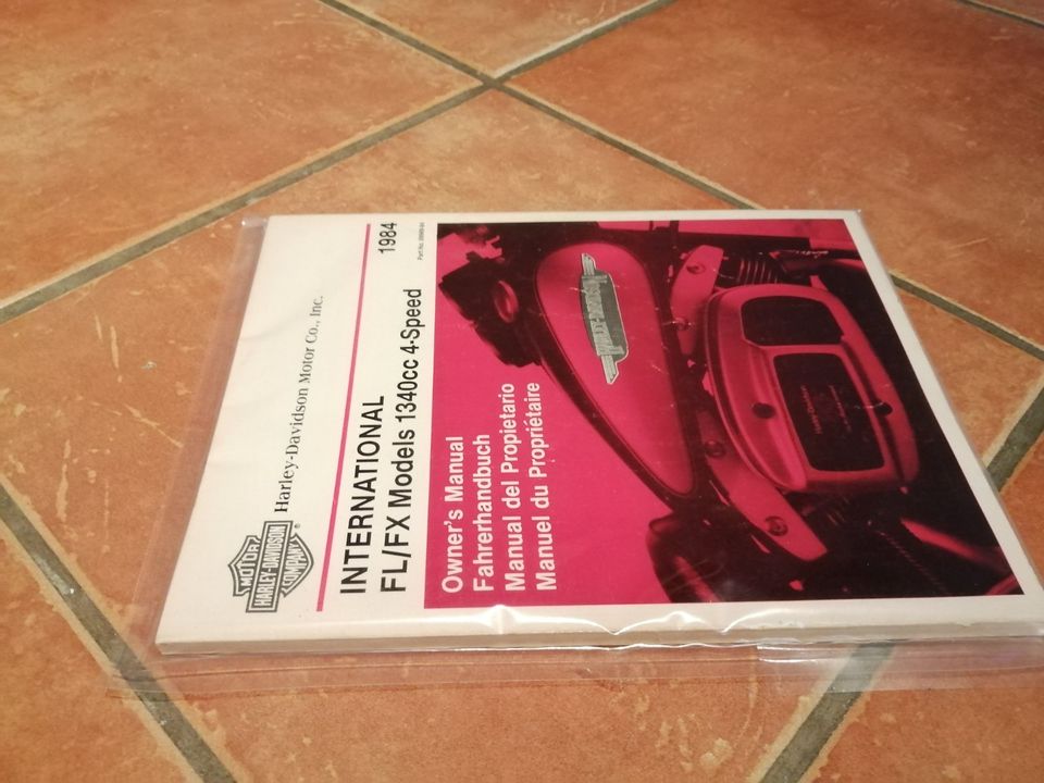 Harley  Owners Manual FL/FX 1984   (KB46) in Hennef (Sieg)