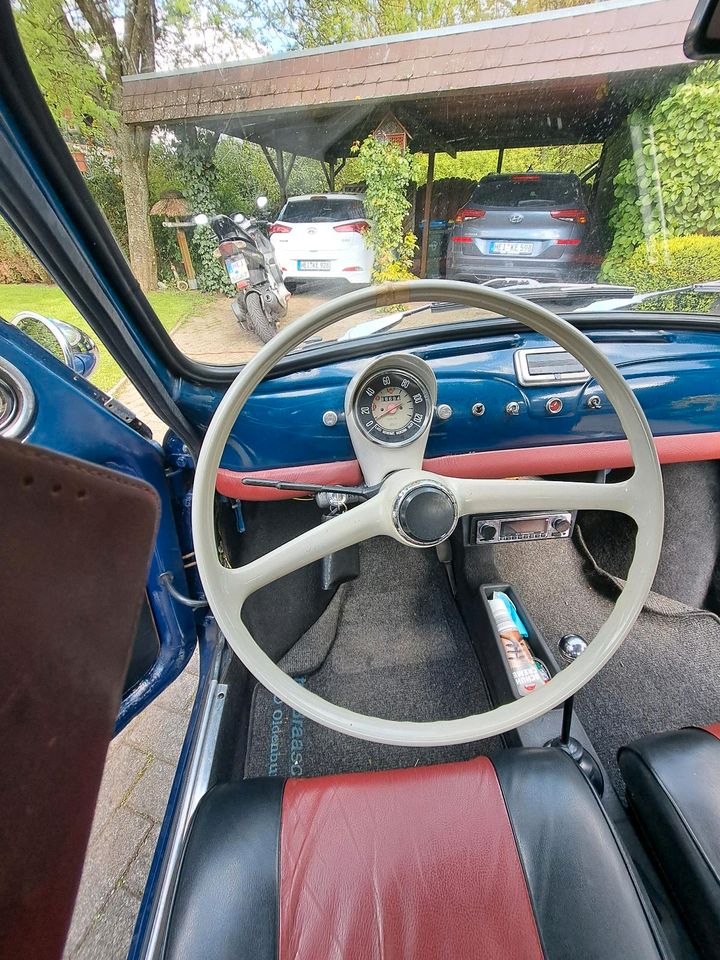 Oldtimer Fiat 500 nuova in Heide