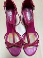 ✅ Prada pink Lack Leder Keilabsatz Sandalen 39 Sandals Vero Cuoio Hessen - Sontra Vorschau