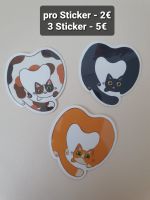 Glossy Vinyl Sticker - Katzen/ Cat hearts Leipzig - Leipzig, Zentrum Vorschau