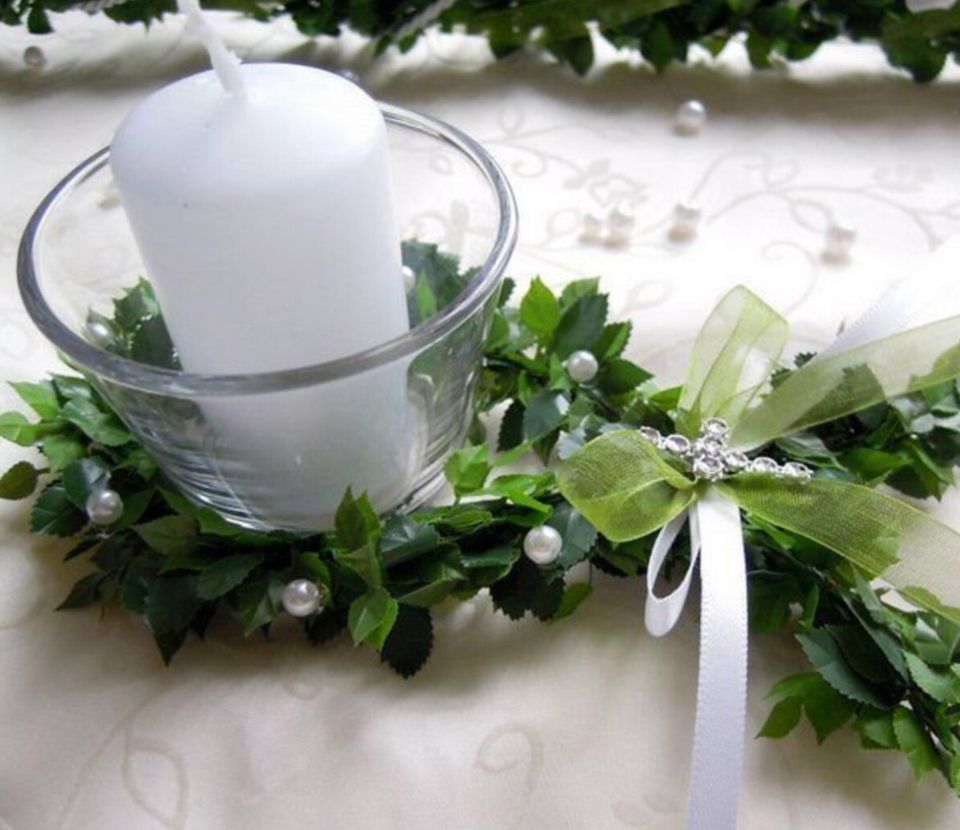 Tischdeko für Hochzeit Taufe Konfirmation… neuwertig teils OVP in Lemwerder