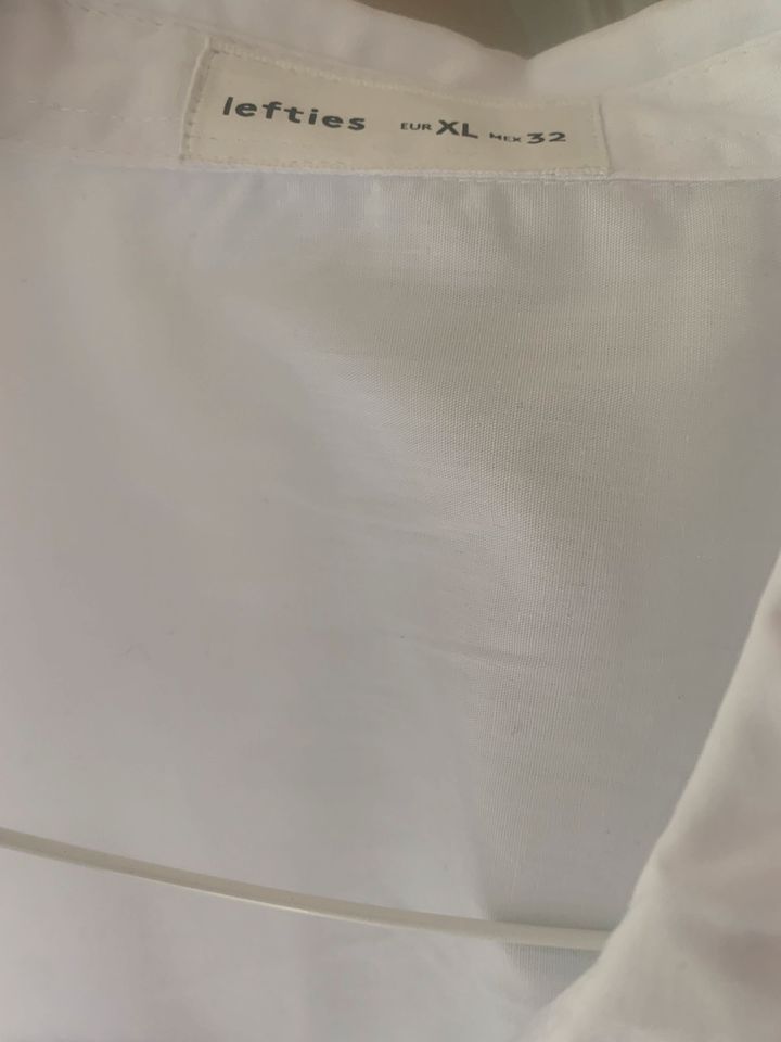 Lefties Damen Hemd Größe XL Weiß neu mit Etikett in Vögelsen