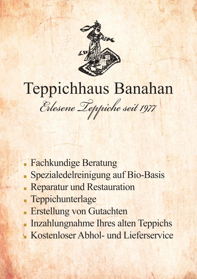 Teppichreparatur Teppichrestauration Orientteppich Perserteppich in Heinsberg