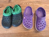 Crocs 28 29 12 13 lila grün gartenschuhe hausschuhe Bayern - Emmering Vorschau