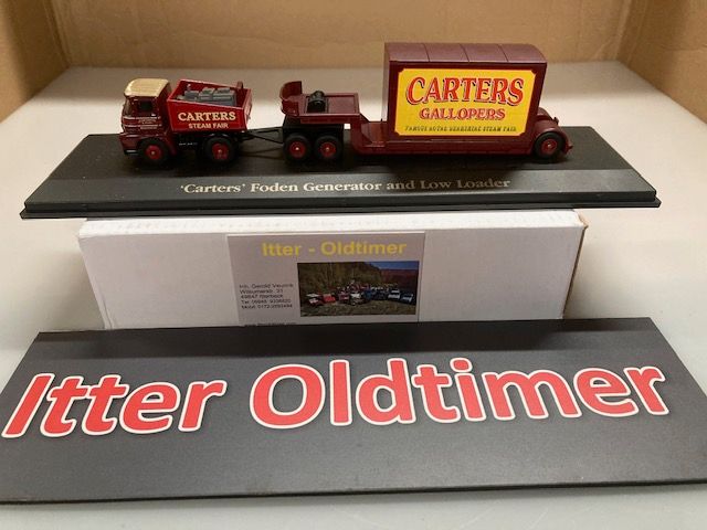 LKW Model, Carters Foden Generator and Low Loader, 1:76 in Itterbeck