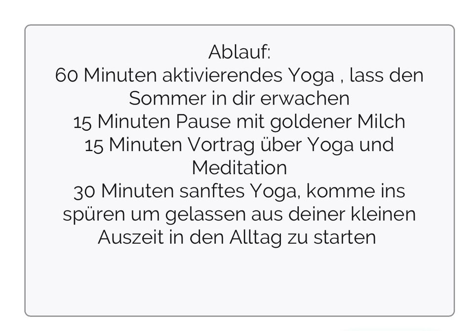 Yogaworkshop in Nieder Neuendorf in Berlin
