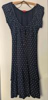 Süßes Sommerkleid Polkadots marineblau Bayern - Mönchsdeggingen Vorschau