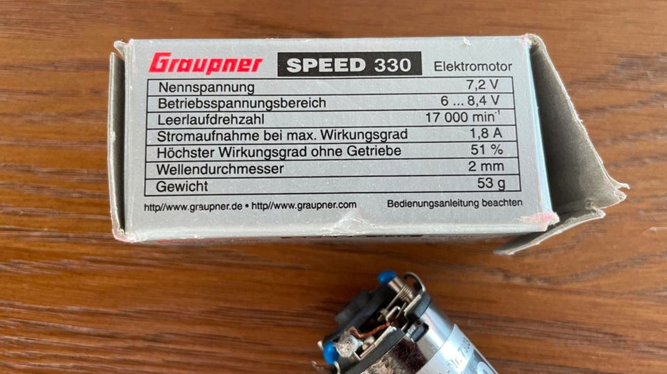 Graupner Motor Speed 330, Nr.7303, OVP in Laufen