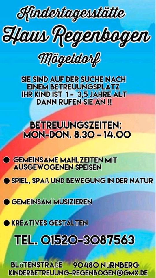 Tagesmutter Mögeldorf  Krippe Kinderbetreuung  90480 Nürnberg in Nürnberg (Mittelfr)