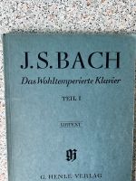 Klaviernoten J. S. Bach: Das Wohltemperierte Klavier, Teil I Nordrhein-Westfalen - Brühl Vorschau