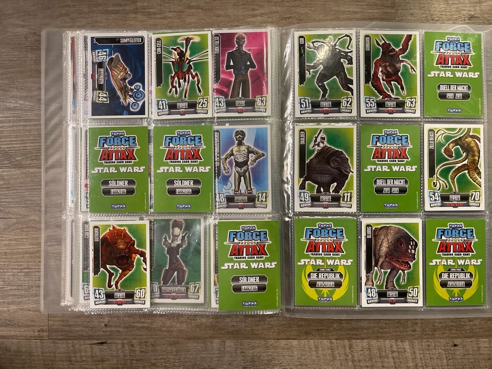 Force Attax Serie 2 Clone Wars 2011 perfekter Zustand LE2 etc. in Norderstedt