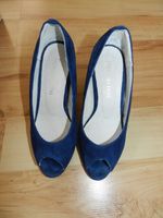 Patrizia Dine Peeptoes  Pumps Damenschuhe Wildleder blau 35 Niedersachsen - Lilienthal Vorschau