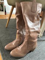 Stiefel kniehoch Bonprix camel Gr.41 Bayern - Otzing Vorschau