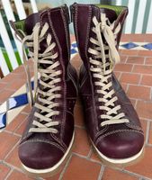 Snipe Leder Boots Stiefel gefüttert,  Farbe: lila beere Hessen - Idstein Vorschau