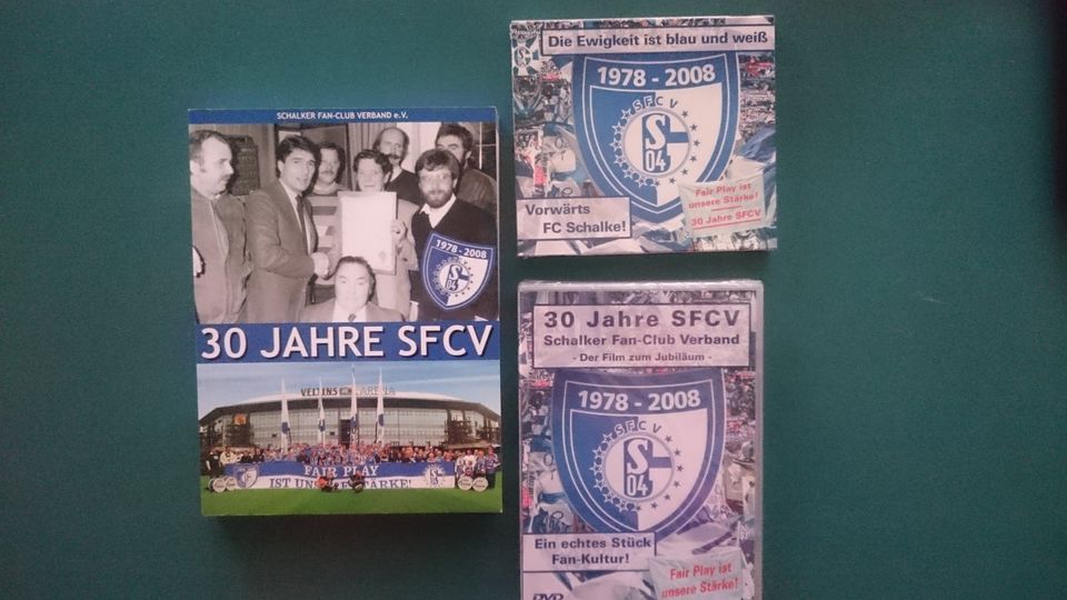 Fan-Paket Schalker Fanclub Verband zum 30. Jubiläum - Buch-CD-DVD in Marl