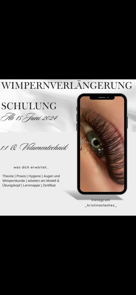 Wimpernverlängerung Schulung in Osterholz-Scharmbeck