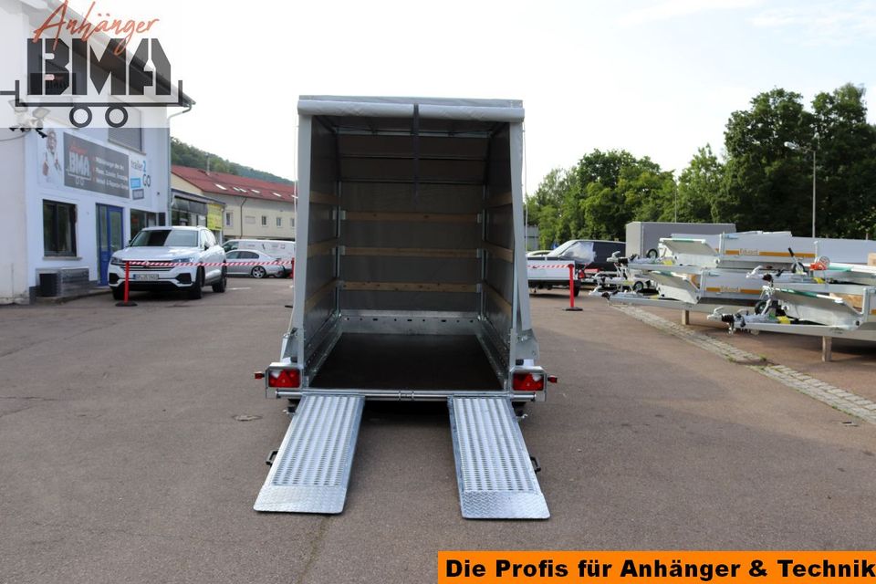 Hapert Indigo Maschinentransport Anhänger 3to 305x159 Ram. Plane in Mühlhausen im Täle