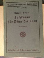 Fachkunde für Schneiderinnen 1932 vierte Auflage Altona - Hamburg Lurup Vorschau