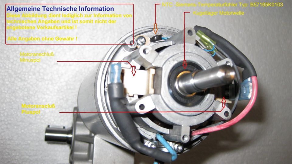 Gleichstrom Industrie Getriebemotor 12:1 DC 60 Volt 280 Watt in Ettenheim