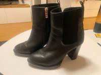 Stiefeletten Highheels gefüttert Leder Neuhausen-Nymphenburg - Neuhausen Vorschau