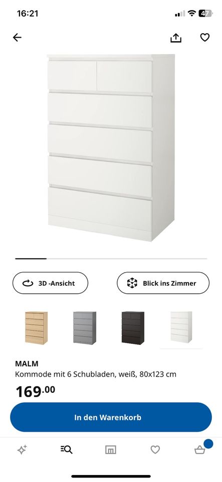 Ikea Malm Kommode mit 6 Schubladen Neu in Neu-Isenburg